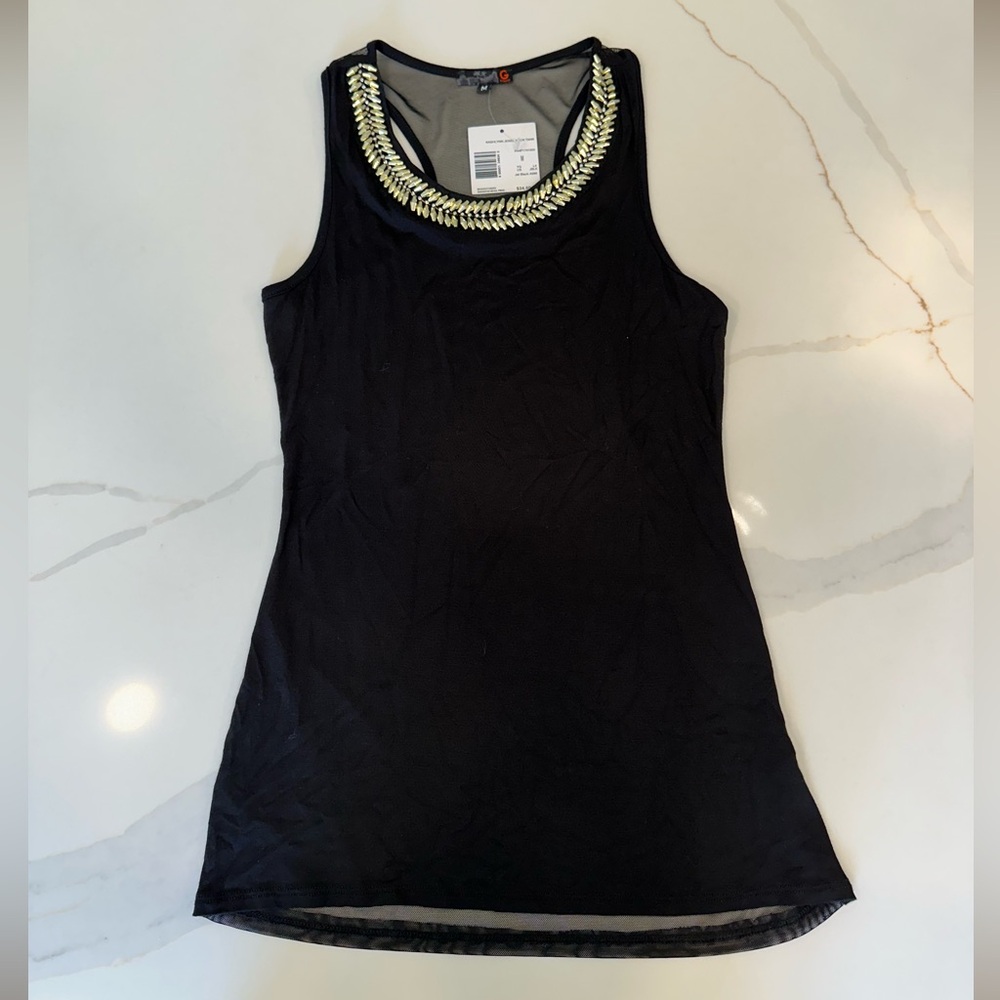 G by Guess Jewel Neck Tank